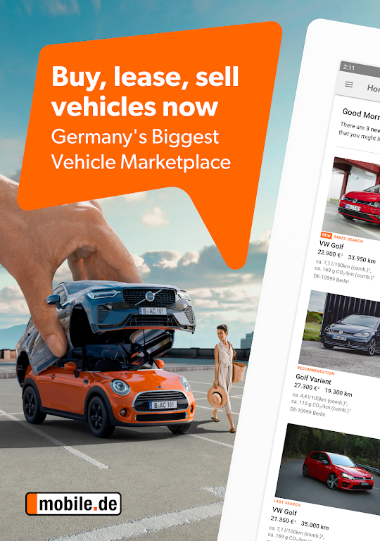 شراء وبيع السيارات داخل تطبيق mobile.de موبايل دي 2024