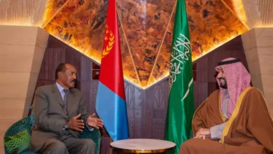 مباحثات سرية تجمع ولي العهد السعودي ورئيس إريتريا حول التعاون في البحر الأحمر