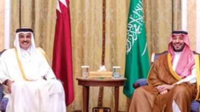 محادثات ولي العهد مع أمير قطر تركز على التطورات الإقليمية والدولية الحاسمة