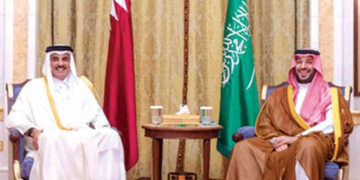 محادثات ولي العهد مع أمير قطر تركز على التطورات الإقليمية والدولية الحاسمة