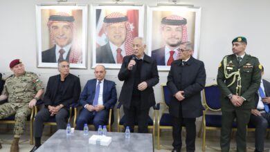 مندوبا عن الملك وولي العهد العيسوي يعزي في وفاة اللواء المتقاعد محمد العضايلة بإجلال وتقدير من القلب