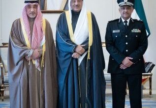 ولي العهد الكويتي يستقبل النائب الأول لرئيس مجلس الوزراء ووزير الداخلية ووكيل الوزارة الجديد في لقاء استثنائي يعكس مستقبل الأمن الوطني