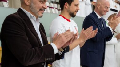 ولي العهد يوجه رسالة جماهير الأردن بالتشجيع المستمر من أول صافرة حتى النهاية في شرق وغرب