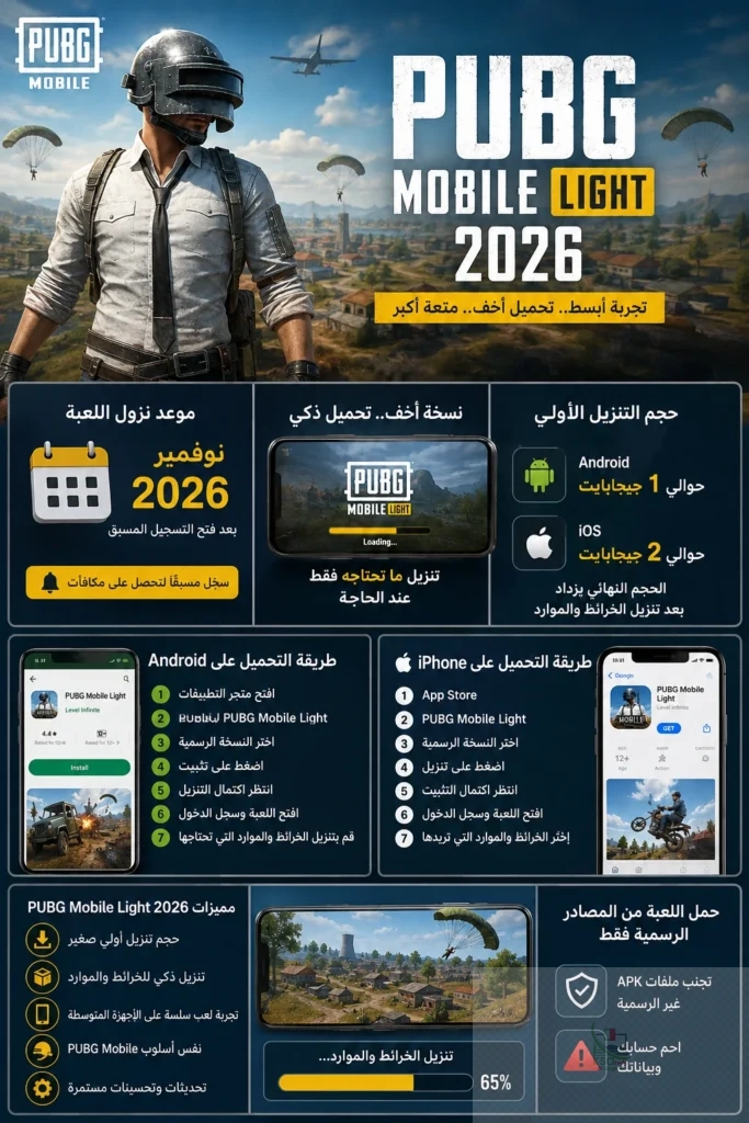 ببجي PUBG Mobile Light 2026